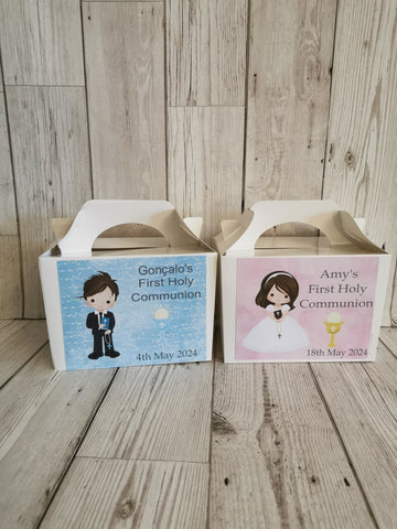 Personalised 1st / First Holy Communion Party Favour box