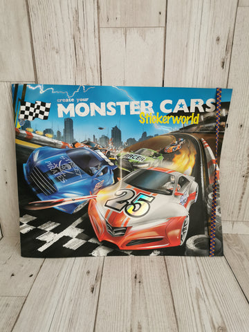 Monster Cars Sticker world Book