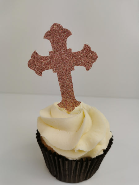 Personalised Confirmation Set of 12 Cupcake Toppers Boy Or Girl