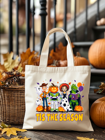 Toy Story Tis the Season Halloween Tote Bag