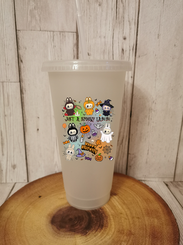 Just A Spooky Labubu Halloween Glow in the Dark Cold Cup