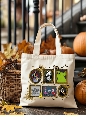 Nightmare before Christmas Halloween Tote Bag