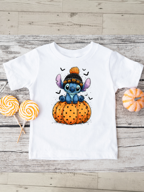 Pumpkin Stitch Design Halloween T-Shirt
