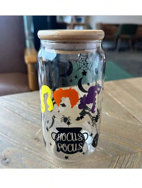 Hocus Pocus Libbey Glass Can Cold Cup