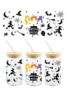 Hocus Pocus Libbey Glass Can Cold Cup