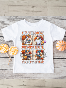 Mickey & Friends Most Wonderful Time Halloween Design T-Shirt