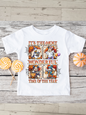 Mickey & Friends Most Wonderful Time Halloween Design T-Shirt