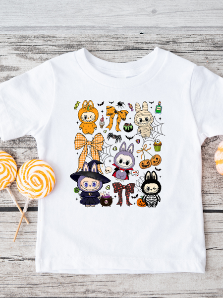 Labubu Bow Design Halloween T-Shirt