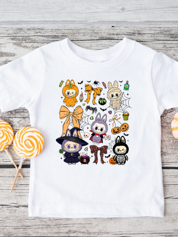 Labubu Bow Design Halloween T-Shirt