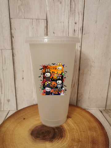 Labubu Happy Halloween Glow in the Dark Cold Cup
