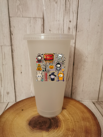 Labubu Spooky Season Halloween Glow in the Dark Cold Cup