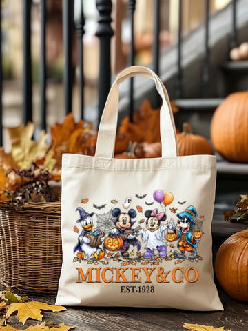 Mickey & Co Halloween Design Tote Bag