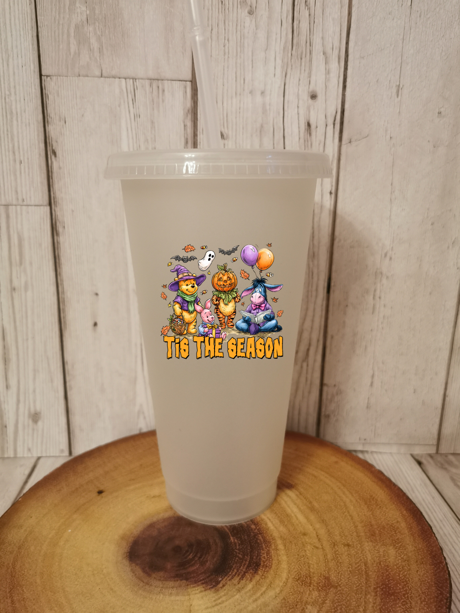 Pooh & Co Tis the Season Halloween Glow in the Dark Cold Cup