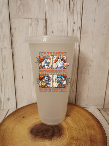 Mickey & Friends Wonderful time of the Year Halloween Glow in the Dark Cold Cup