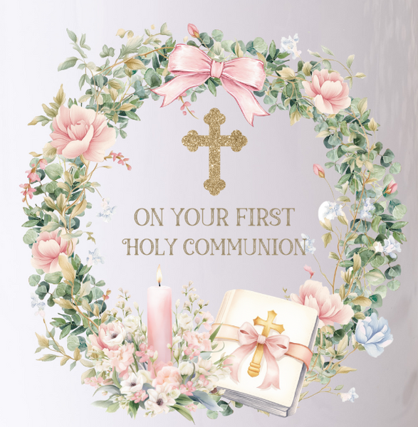 Personalised On Your First Holy Communion Coloured  PJ's