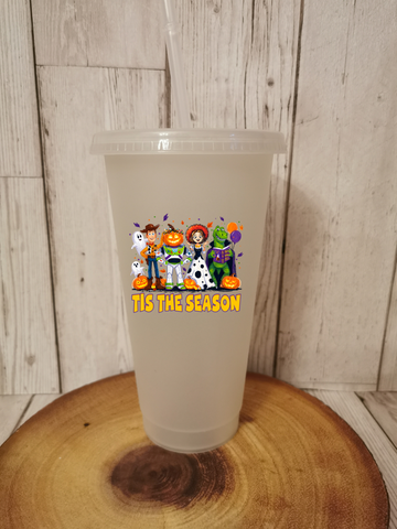 Tis the Season Toy Story Design Glow in the Dark Cold Cup