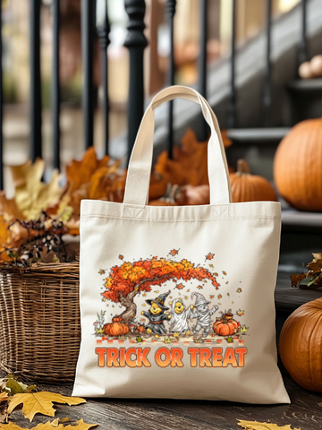 Pooh & Co Trick or Treat Halloween Tote Bag