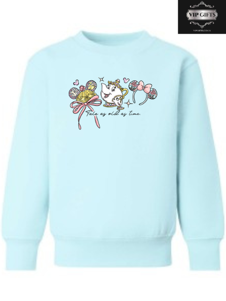 Belle Sweatshirt Hat Ears Headband & Cold Cup Giftbox Set