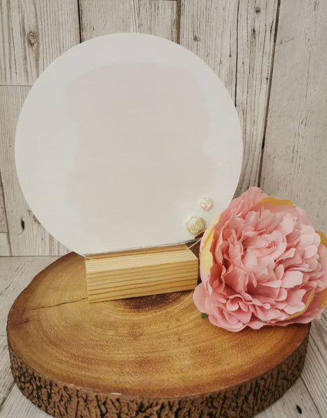 Personalised Baby Announcement Acrylic Plaque 6"