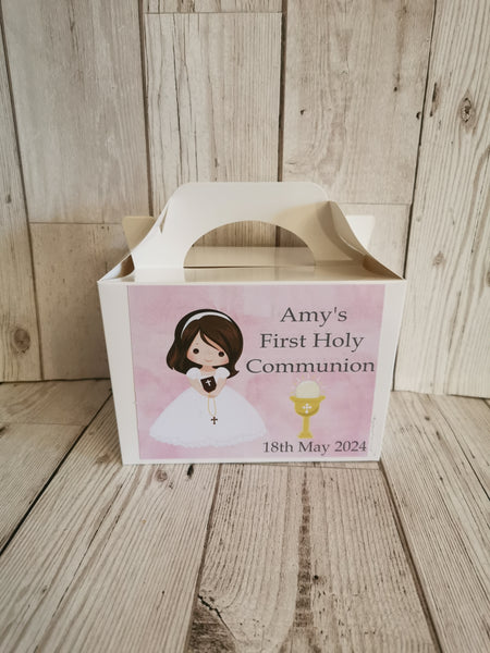 Personalised 1st / First Holy Communion Party Favour box