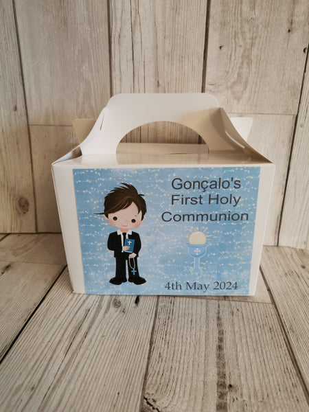 Personalised 1st / First Holy Communion Party Favour box