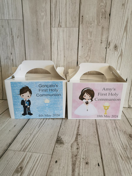 Personalised 1st / First Holy Communion Party Favour box