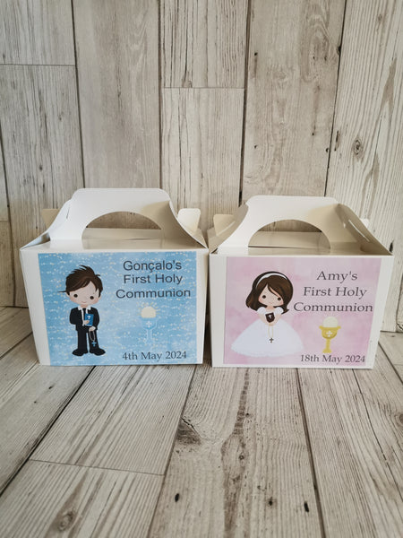 Personalised 1st / First Holy Communion Party Favour box