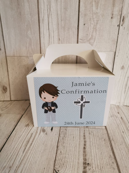 Personalised Confirmation Party/ Favour Boxes