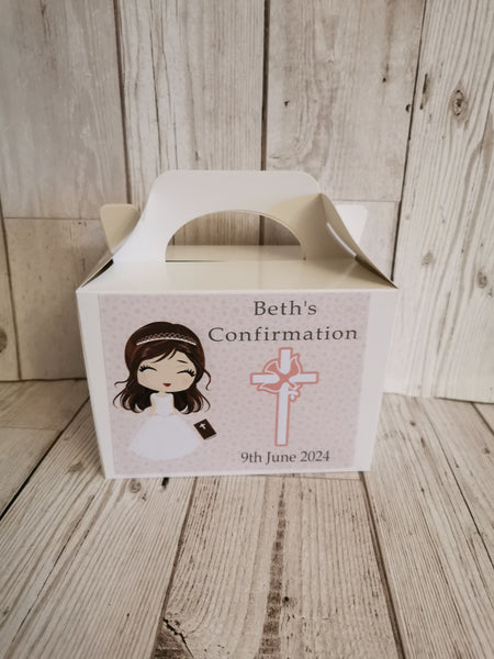 Personalised Confirmation Party/ Favour Boxes