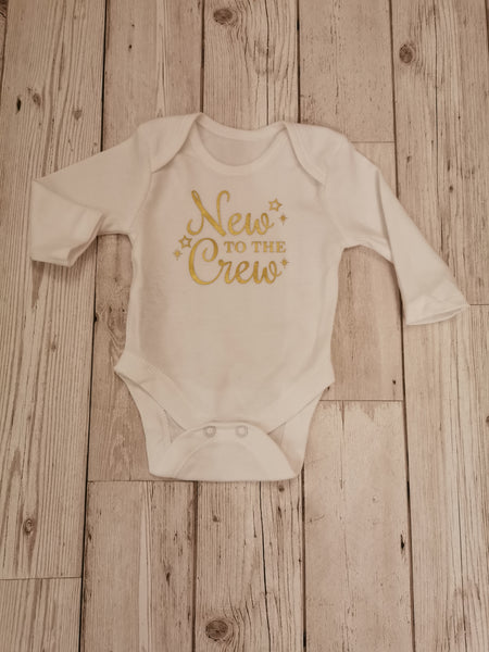 New to the Crew Star Baby Onesie