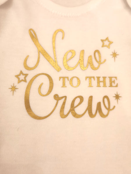 New to the Crew Star Baby Onesie