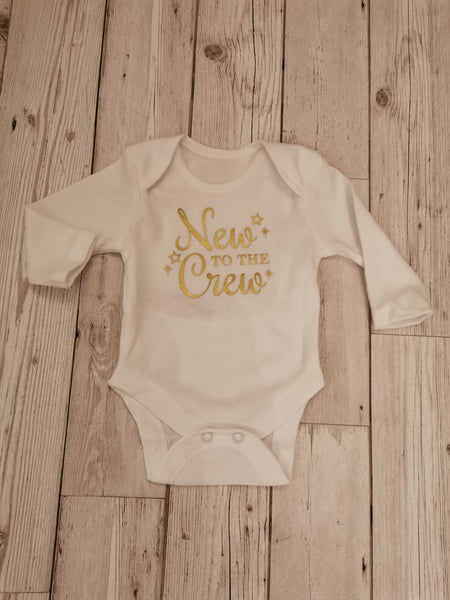 New to the Crew Star Baby Onesie