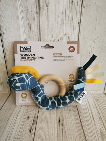 'Snake Steve' Wooden Teething Ring