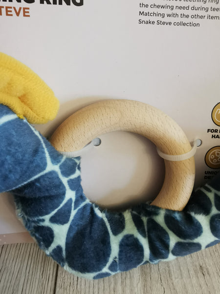 'Snake Steve' Wooden Teething Ring