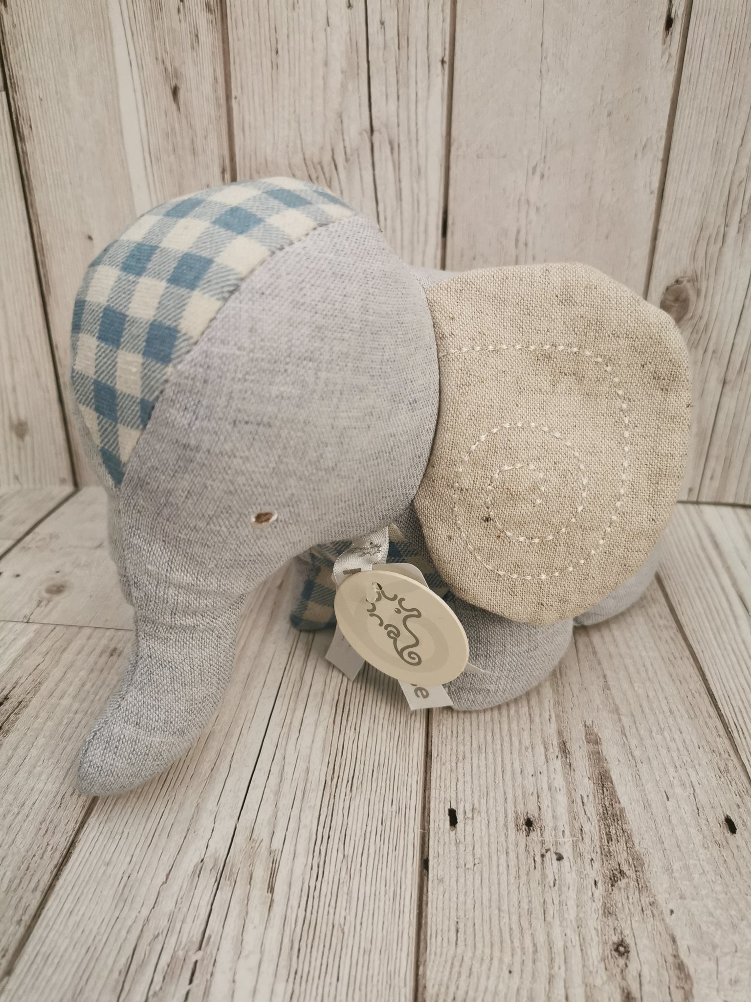 'Happy Horse ' Blue Elephant Plush Soft Toy