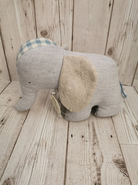 'Happy Horse ' Blue Elephant Plush Soft Toy