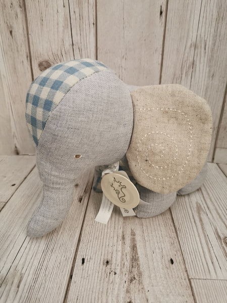 'Happy Horse ' Blue Elephant Plush Soft Toy