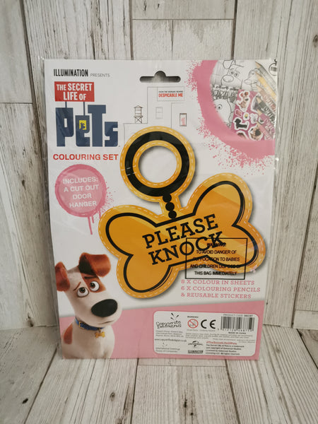 Secret Life of Pets Sticker & Colouring Set