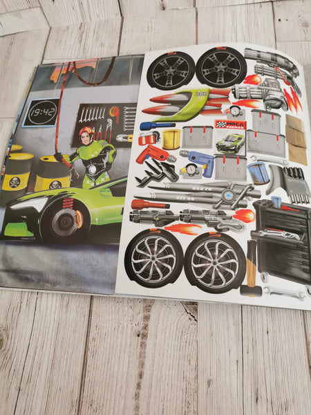 Monster Cars Sticker world Book