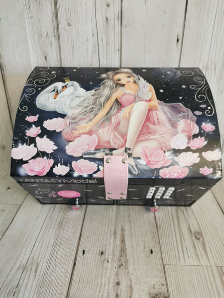 Fantasy Top Model Ballet Love 2 Drawer Jewellery Box with Code & Music