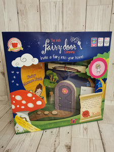 The Irish Fairy Door Company Purple Fairy Door & Notebook Set