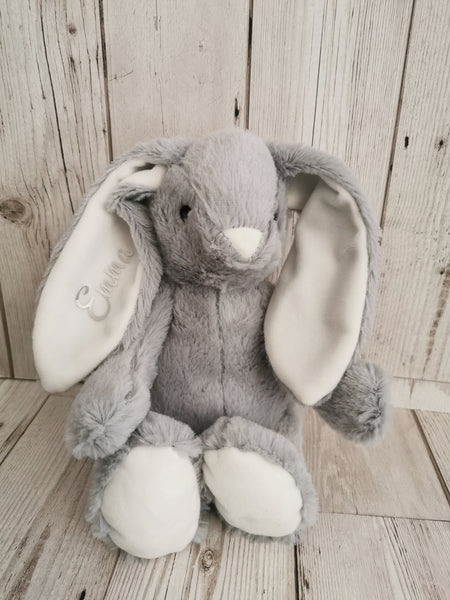 Grey Rabbit Style Nappy Cake Baby Gift