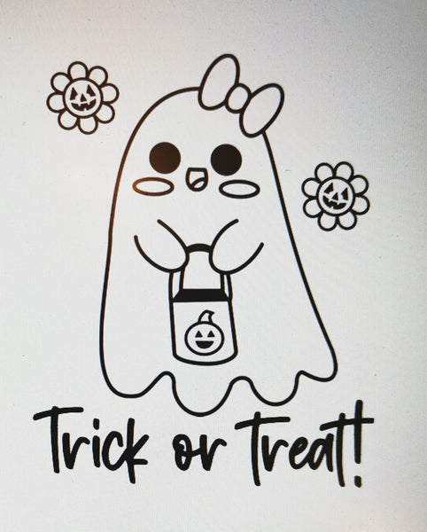 Halloween Characters Colour Me In T-Shirt