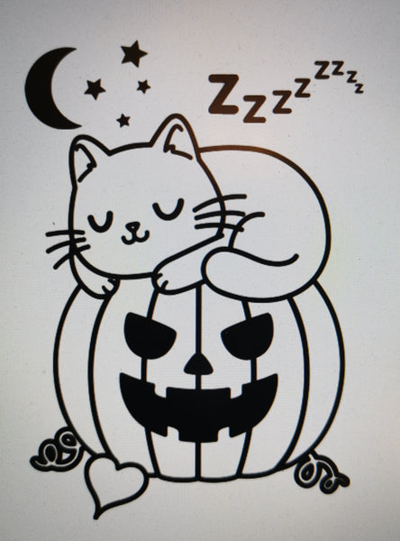 Halloween Characters Colour Me In T-Shirt