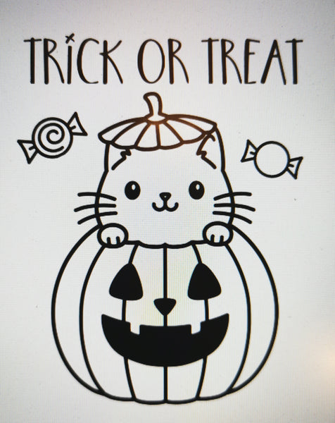 Halloween Characters Colour Me In T-Shirt