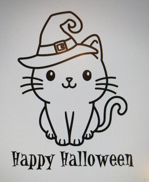 Halloween Characters Colour Me In T-Shirt