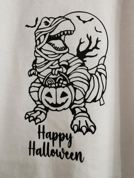 Halloween Characters Colour Me In T-Shirt