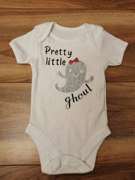 Pretty Little Ghoul Halloween Baby Onesie