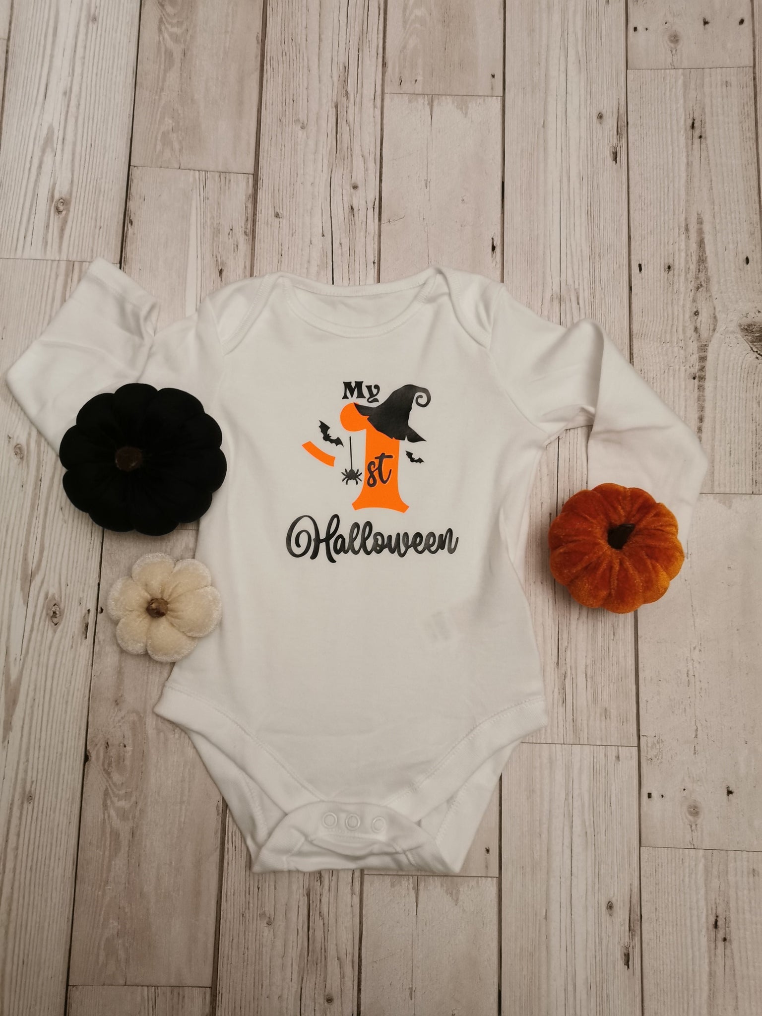 My 1st Halloween Witches Hat Baby Onesie