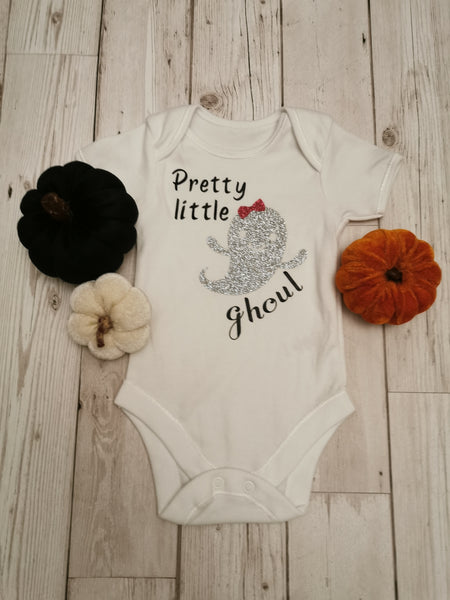 Pretty Little Ghoul Halloween Baby Onesie